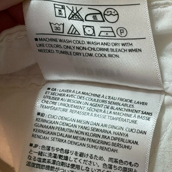 TWO Pairs Khaki Shorts- Maurice's SIZE 9/10 Watermelon AND Old Navy SIZE 8 White - Picture 12 of 13